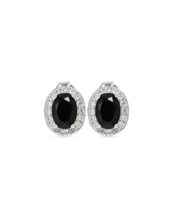 Clous d’oreilles - Black Oval