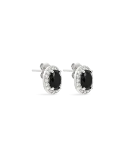 Clous d’oreilles - Black Oval