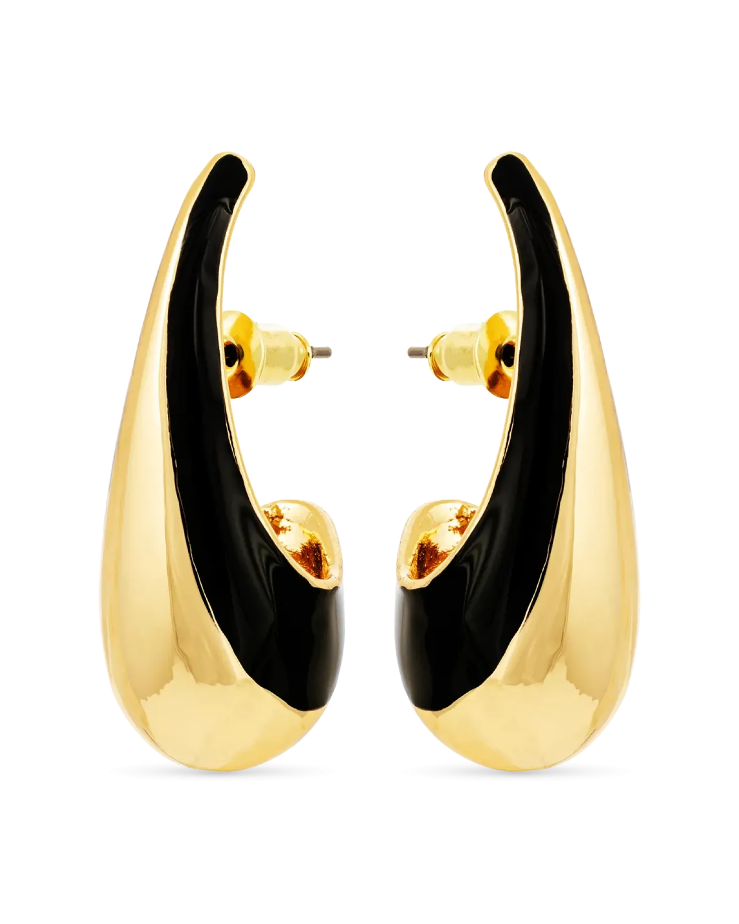 Clous d'oreilles - Black Stripe