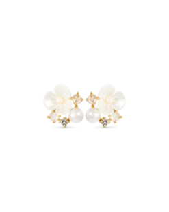 Clous d'oreilles - Blossom Pearl