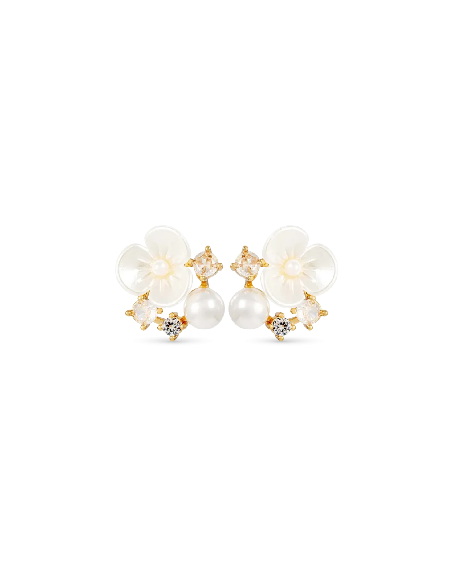 Clous d'oreilles - Blossom Pearl