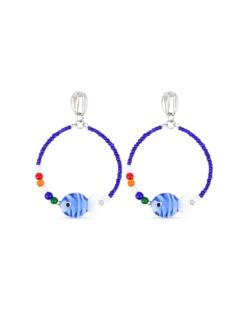 Clous d'oreilles - Blue Bay