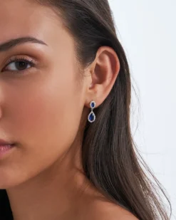 Clous d'oreilles - Blue Brilliance