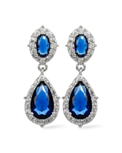 Clous d'oreilles - Blue Brilliance
