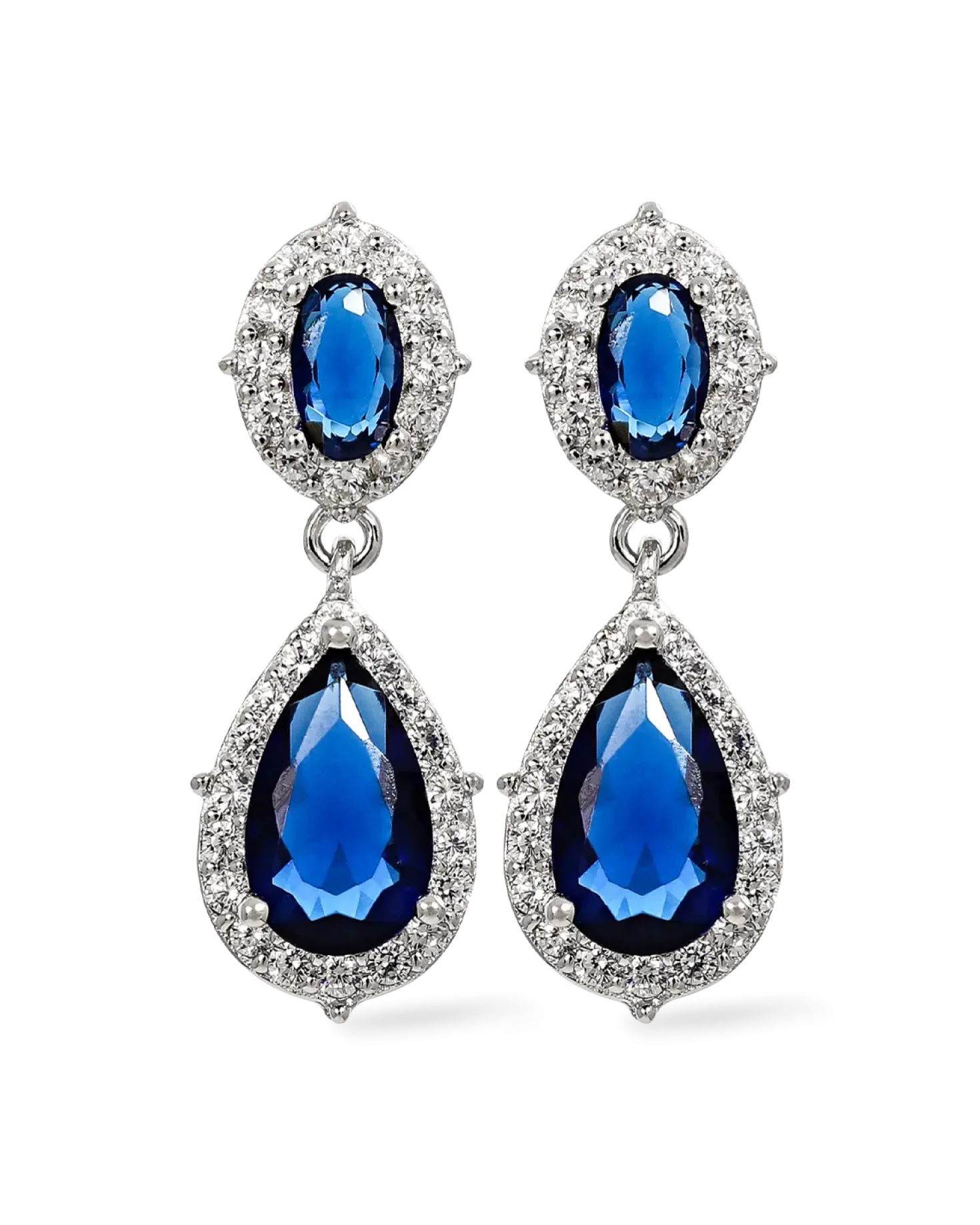 Clous d'oreilles - Blue Brilliance