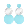 Clous d'oreilles - Blue Circles