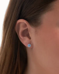 Clous d'oreilles - Blue Halo