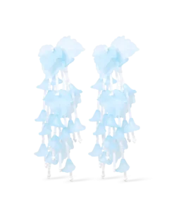 Clous d'oreilles - Blue Leaves