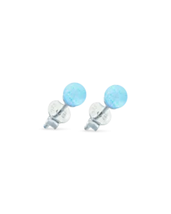 Clous d'oreilles - Blue Opal