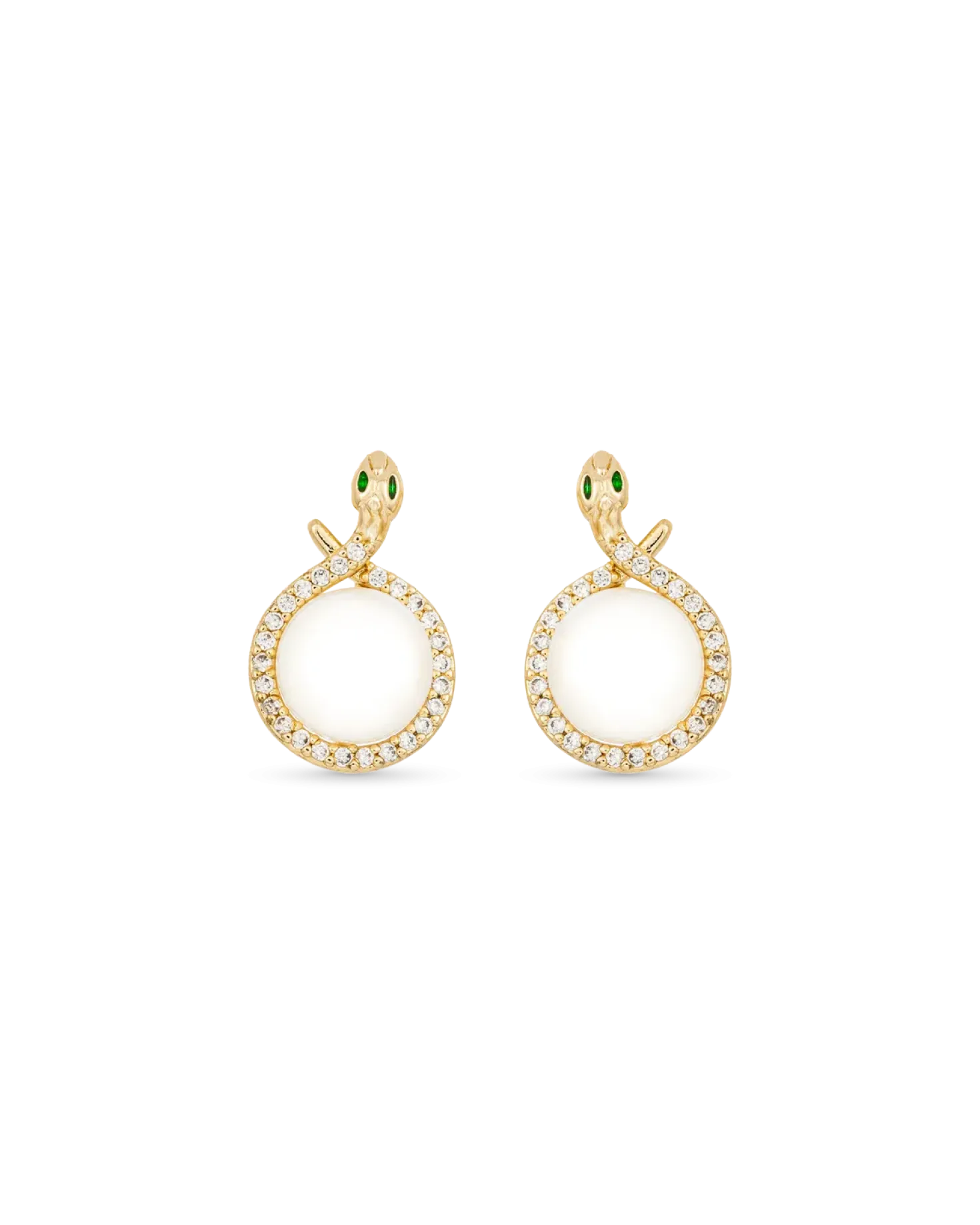 Clous d'oreilles - Brass Shine