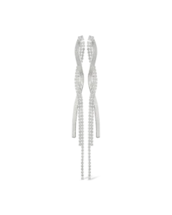 Clous d'oreilles - Curled Silver