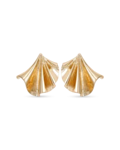 Clous d'oreilles - Curved Leaves