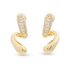 Clous d'oreilles - Curved Sparkle