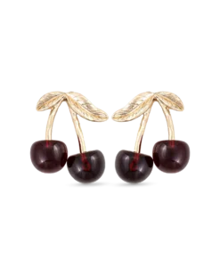 Clous d'oreilles - Dark Cherry