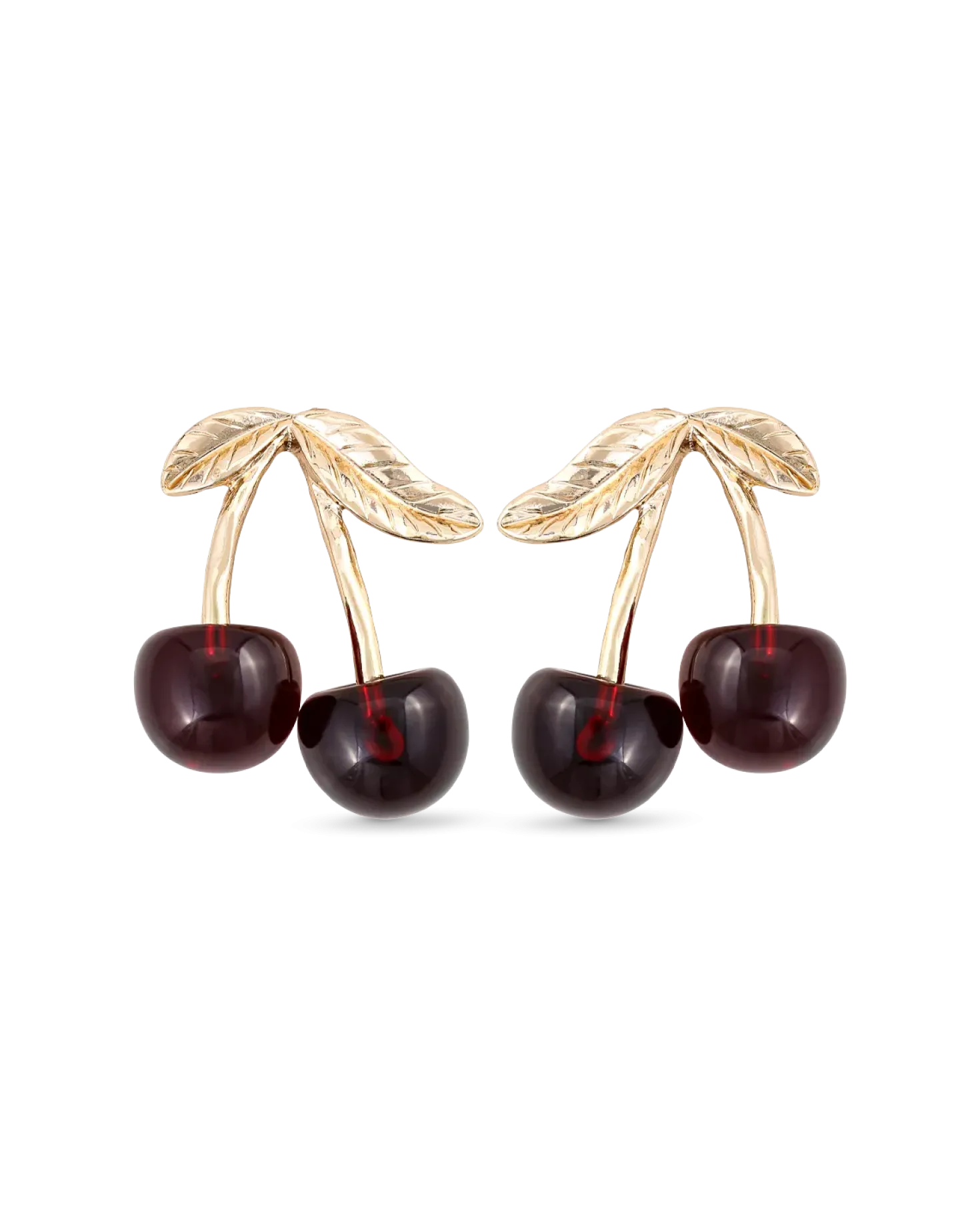 Clous d'oreilles - Dark Cherry
