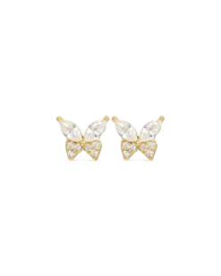 Clous d'oreilles - Flattering Gold