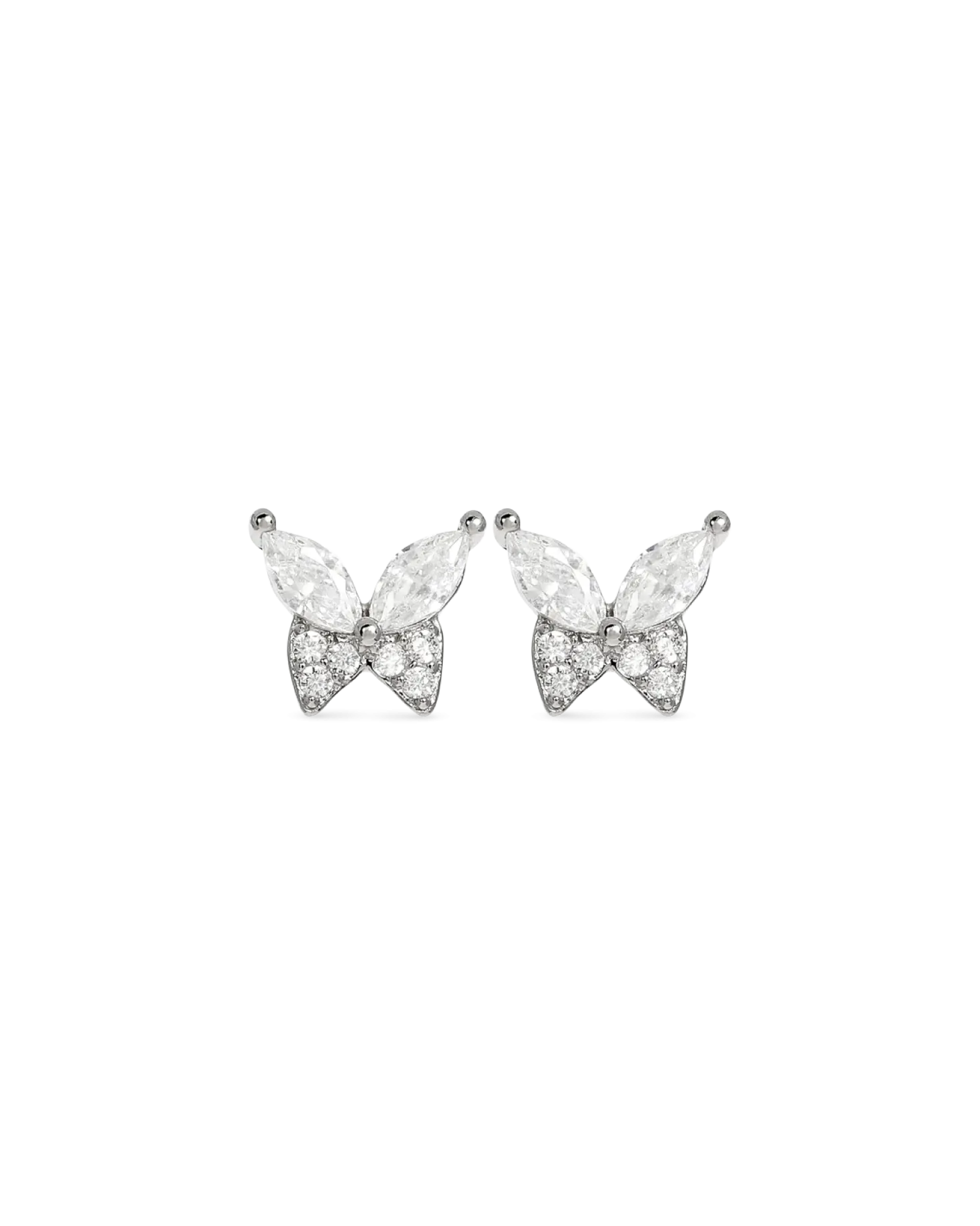 Clous d'oreilles - Flattering Silver