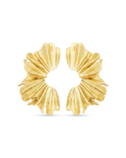 Clous d'oreilles - Golden Fan