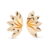 Clous d'oreilles - Golden Flowers