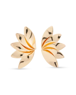 Clous d'oreilles - Golden Flowers