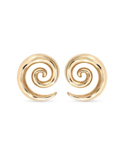 Clous d'oreilles - Golden Spirals