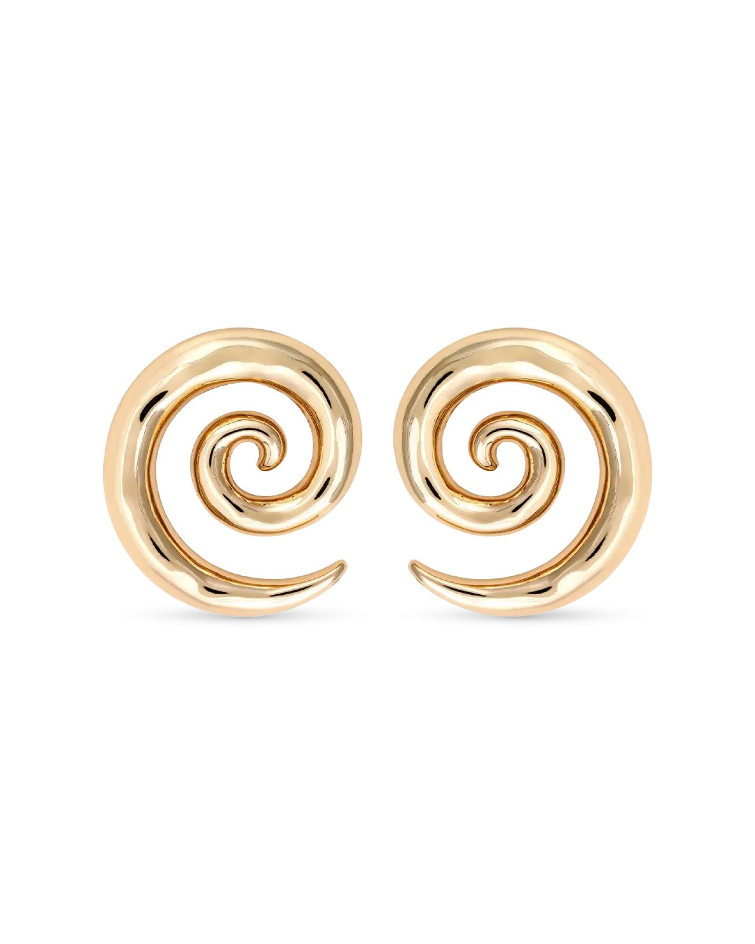 Clous d'oreilles - Golden Spirals