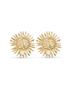 Clous d'oreilles - Golden Sunflower