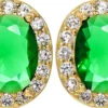 Clous d'oreilles - Green Princess