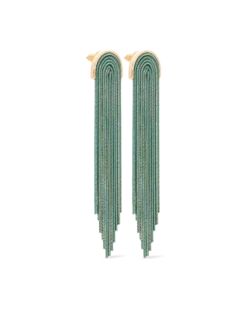 Clous d’oreilles - Green Waterfall