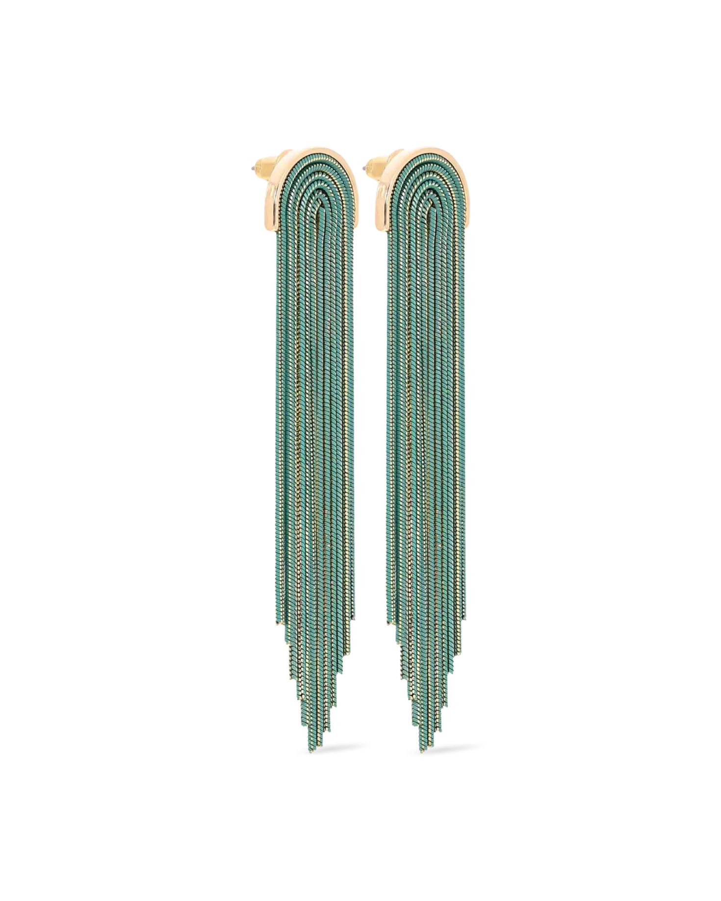 Clous d’oreilles - Green Waterfall