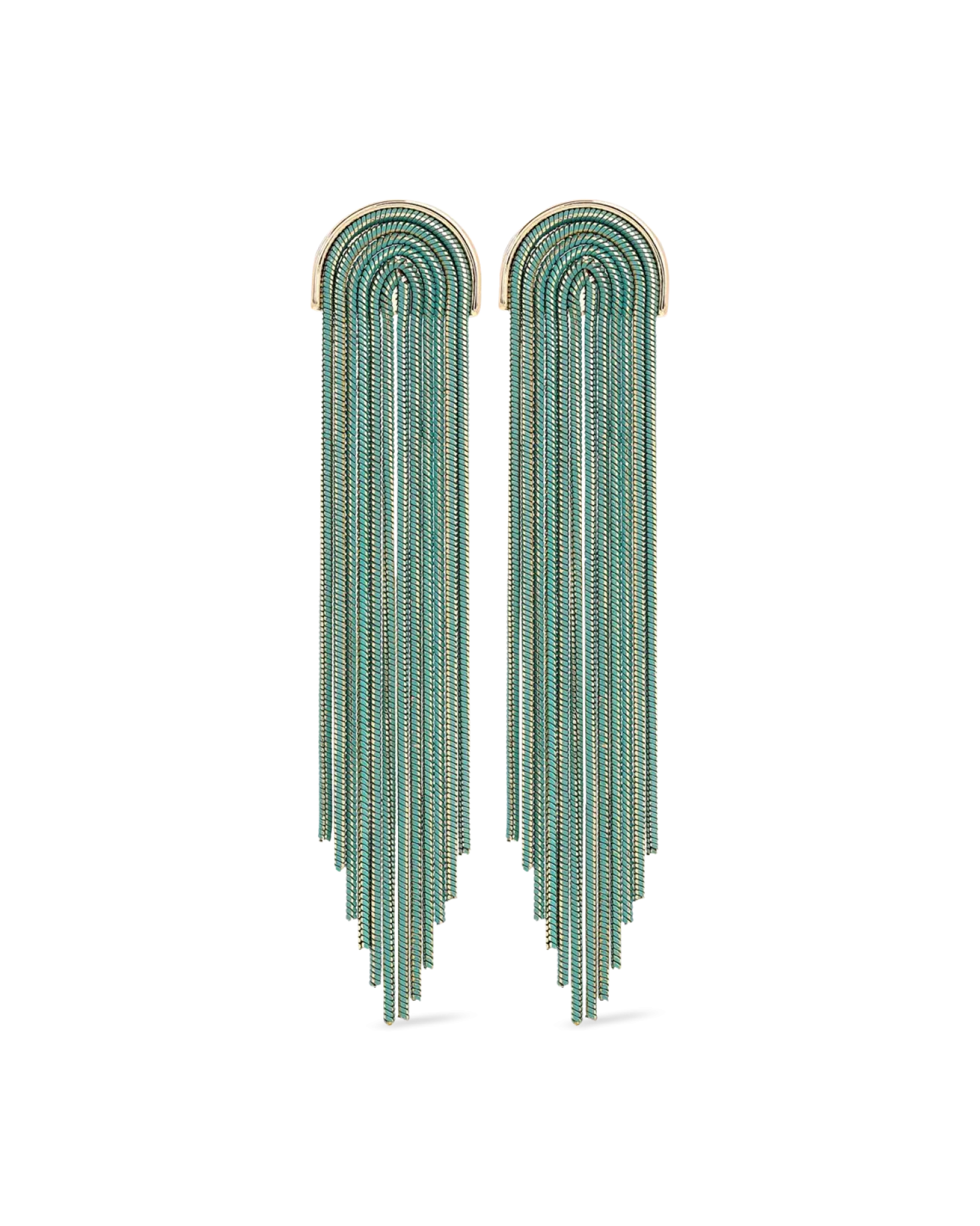 Clous d’oreilles - Green Waterfall