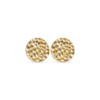 Clous d'oreilles - Hammered Gold