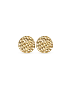 Clous d'oreilles - Hammered Gold