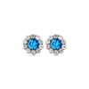 Clous d'oreilles - Hematite Flower