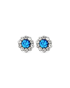 Clous d'oreilles - Hematite Flower