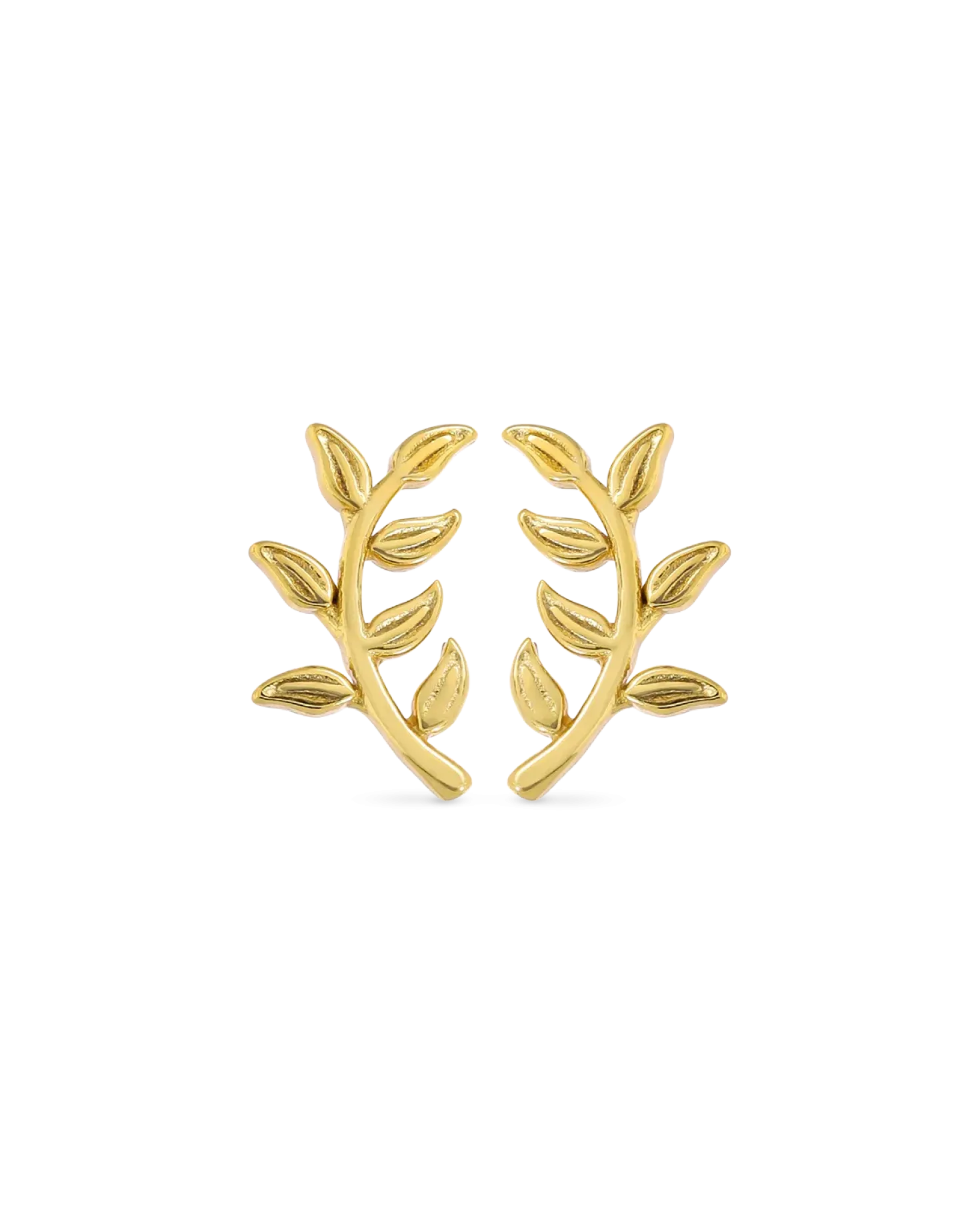 Clous d'oreilles - Lustrous Leaf