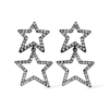 Clous d'oreilles - Onyx Stars