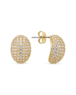Clous d'oreilles - Oval Glitter