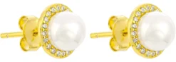 Clous d'oreilles - Pearl Halo