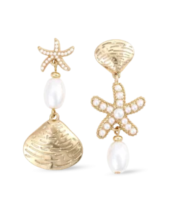 Clous d'oreilles - Pearly Shells