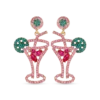 Clous d'oreilles - Pink Cocktail