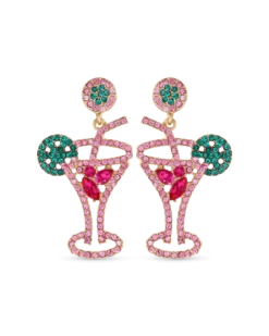 Clous d'oreilles - Pink Cocktail