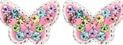 Clous d'oreilles - Pink Wing
