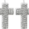 Clous d'oreilles pour homme - Sparkling Cross
