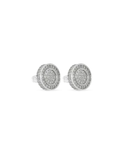 Clous d'oreilles pour homme - Zirconia Circle