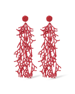 Clous d'oreilles - Red Corals