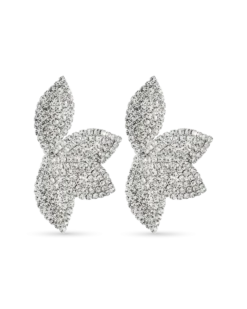 Clous d'oreilles - Rhinestone Flower