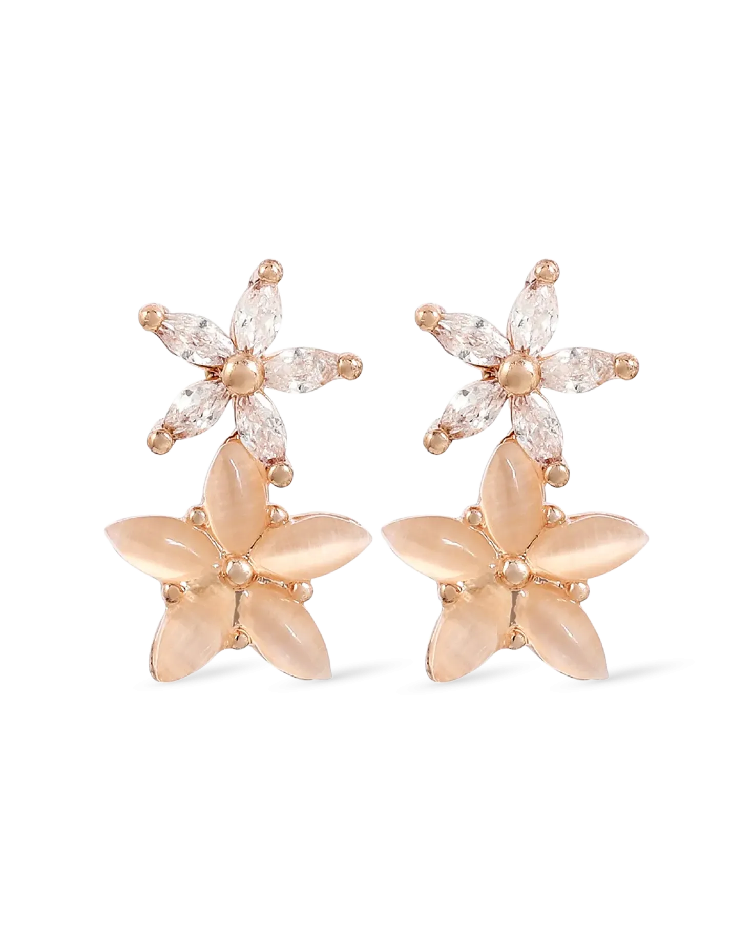 Clous d'oreilles - Rose Blossom