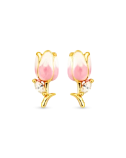 Clous d'oreilles - Rosy Tulip