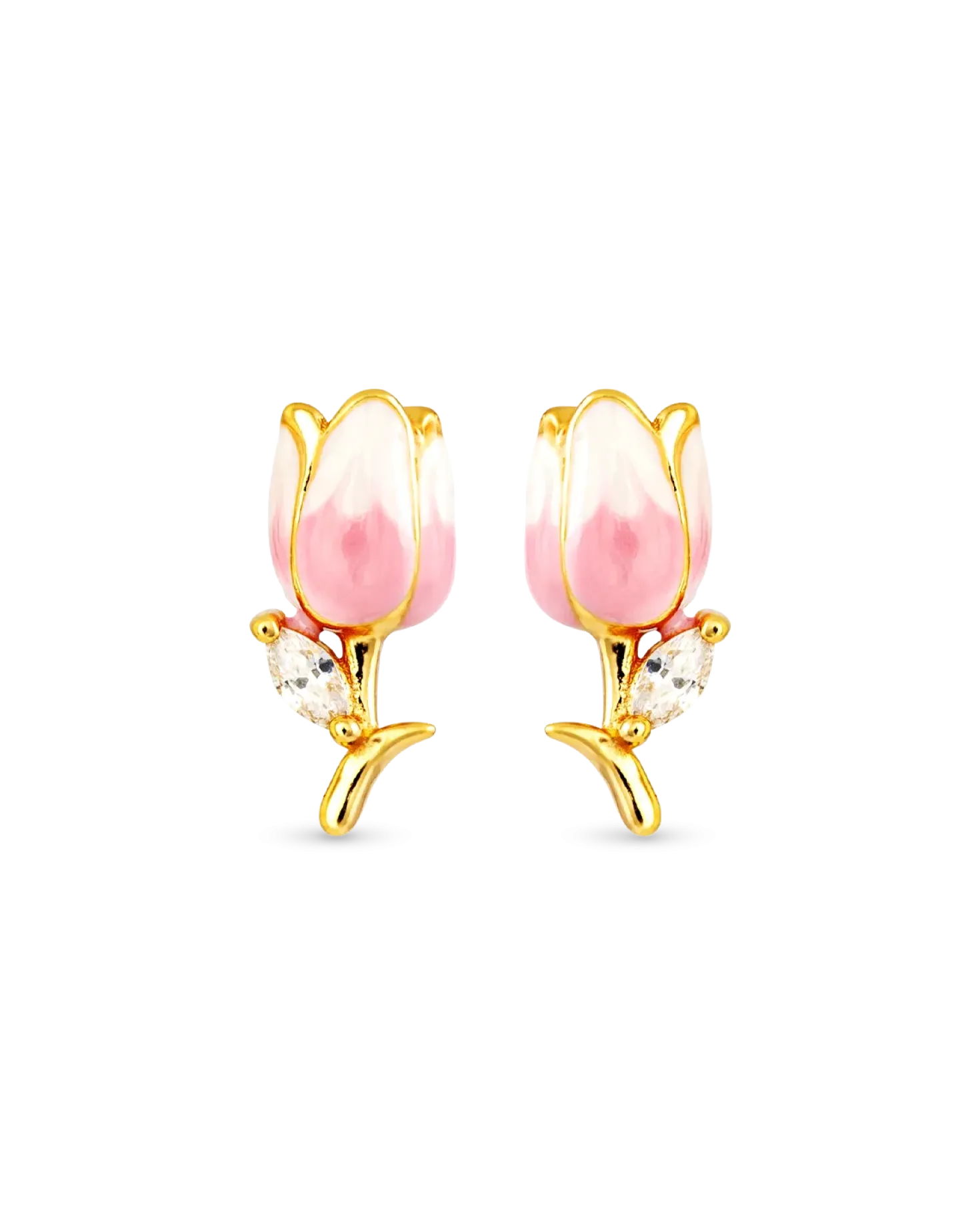 Clous d'oreilles - Rosy Tulip